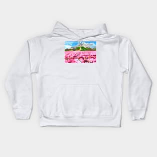 Walk through Blossoms Kids Hoodie